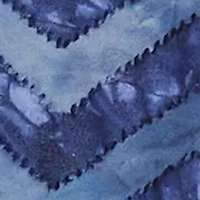 Plus Tie Dye Burnout Shirttail Top