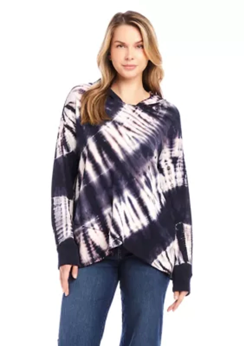 Petite Asymmetric Hem Hoodie