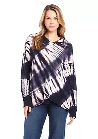 Petite Asymmetric Hem Hoodie