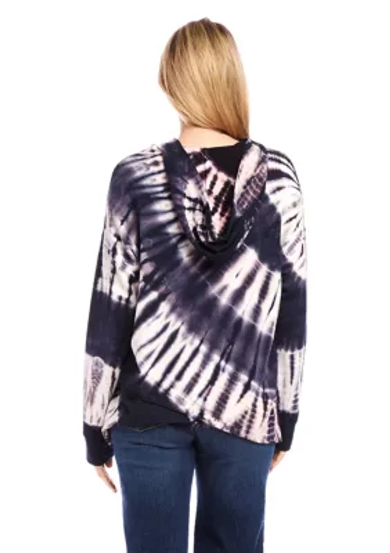 Petite Asymmetric Hem Hoodie