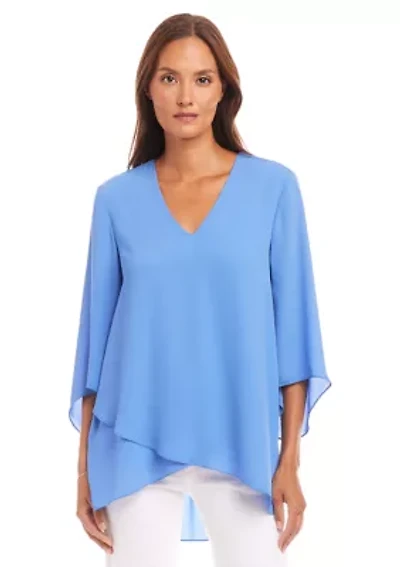 Petite Bracelet Sleeve Asymmetric Top