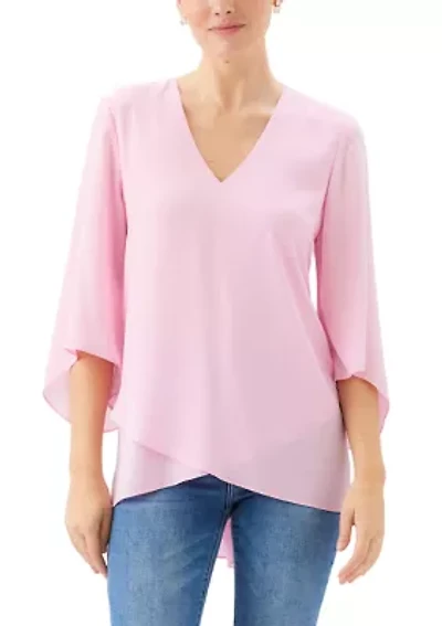 Women's Bracelet Sleeve Asymmetric Top