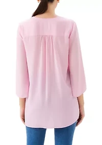 Women's Bracelet Sleeve Asymmetric Top