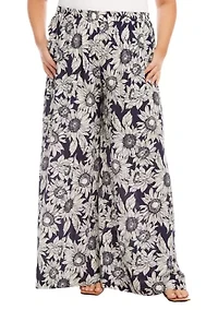 Plus Wide Leg Pants