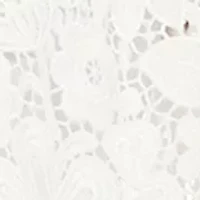 Petite Floral Lace Scallop Edge Blazer