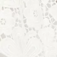 Women's Floral Lace Scallop Edge Blazer