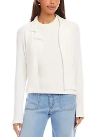 Petite Ribbed Jacket