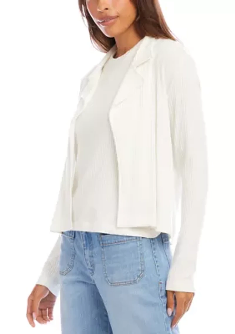 Petite Ribbed Jacket