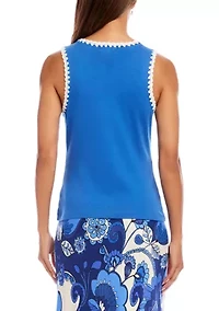 Women's Edge Stitch Contrast Tank