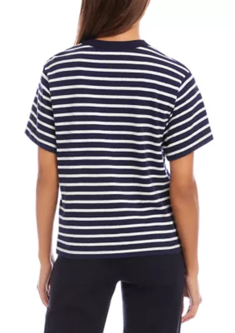 Women's Stripe Short Sleeve Top