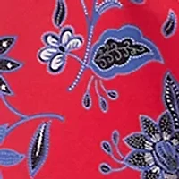 Women's Drawstring Border Print Cropped Pants
