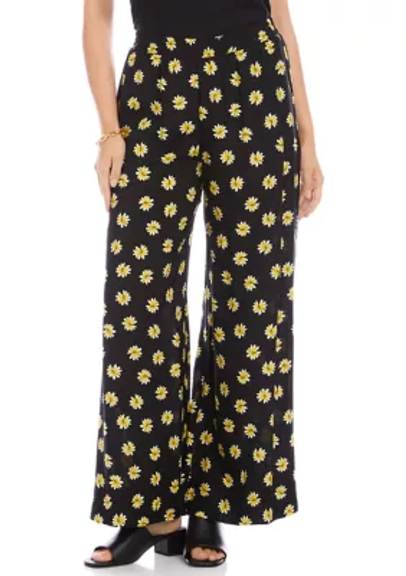 Petite Wide-Leg Pants