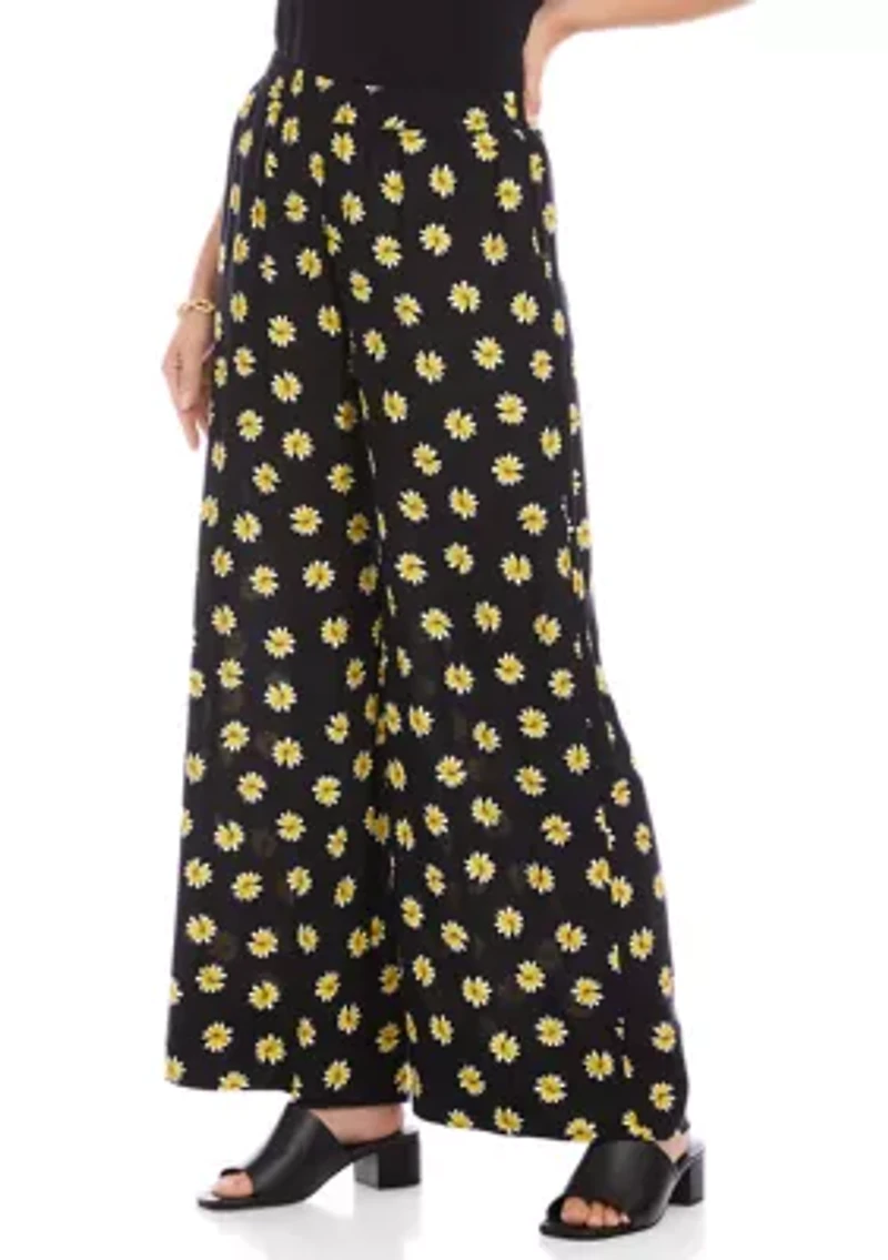 Petite Wide-Leg Pants