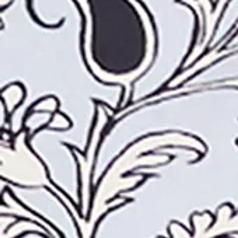 Women's Long Sleeve Paisley Printed Puff Top