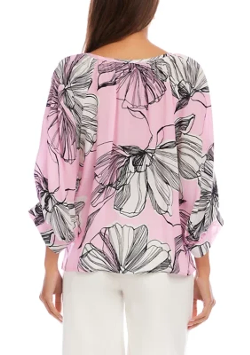 Women's Blouson Sleeve Top