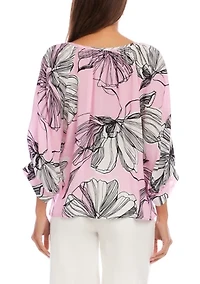 Women's Blouson Sleeve Top