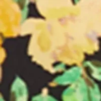 Women's Blouson Sleeve Tie-Front Top