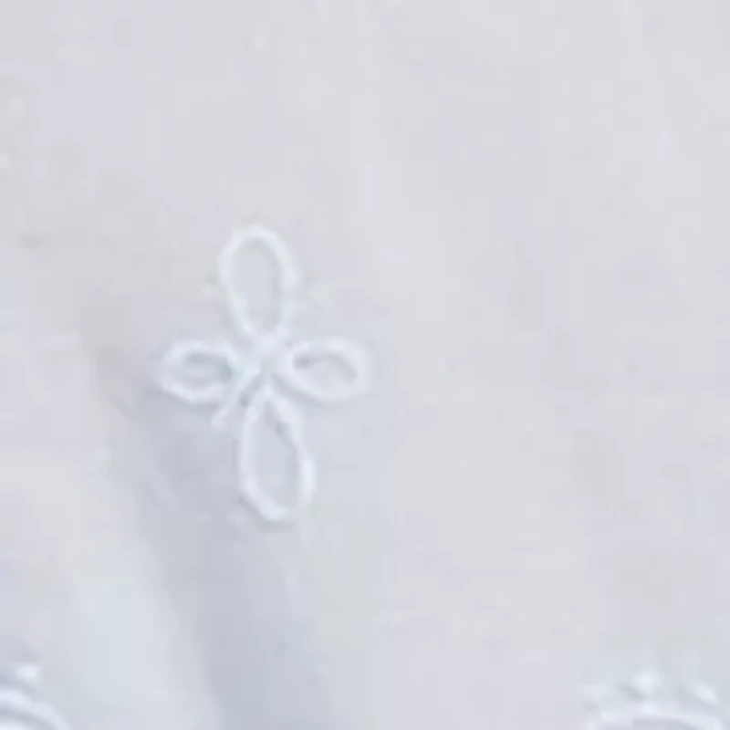 Puff Sleeve Embroidered Top