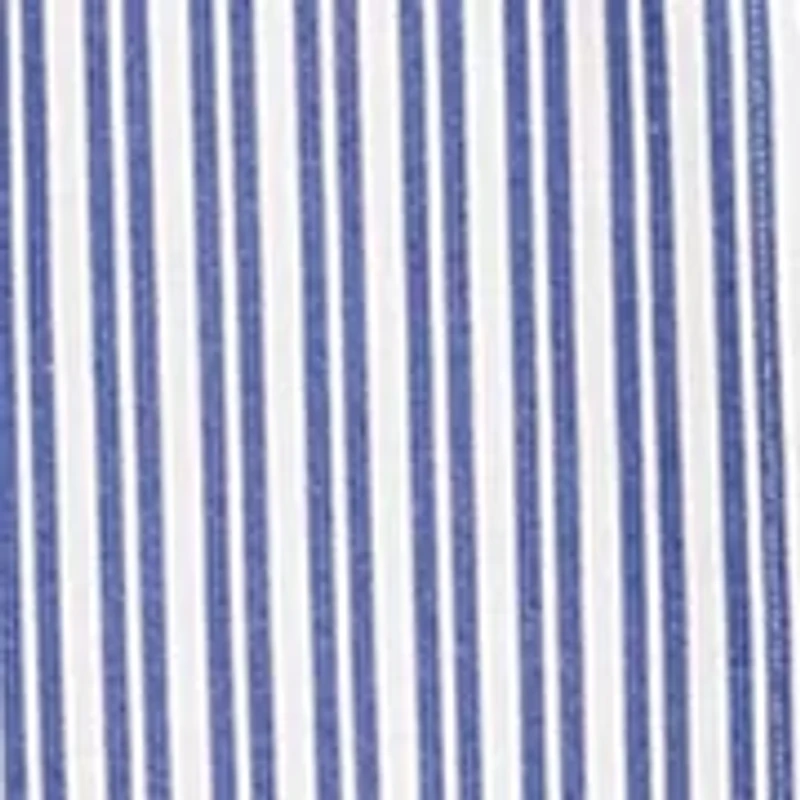 Women's Stripe Ruched Sleeve Shirtdress