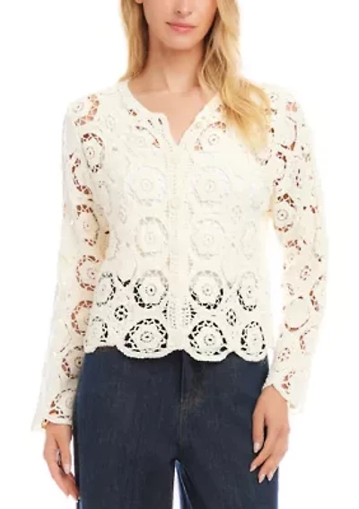 Women's Crochet Soft Jacket