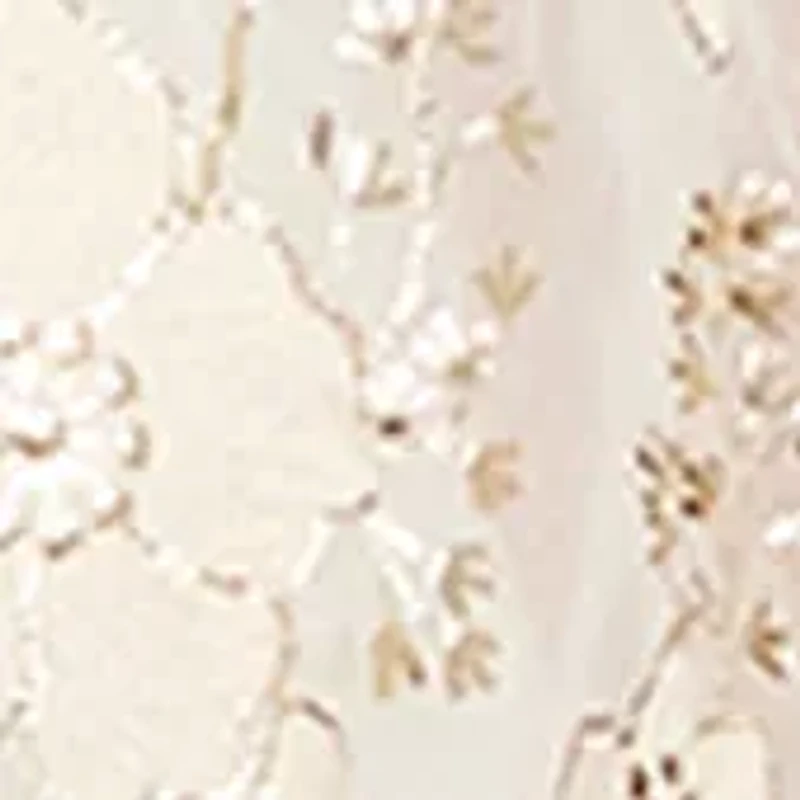 Women's Floral Embroidered Open Front Jacket