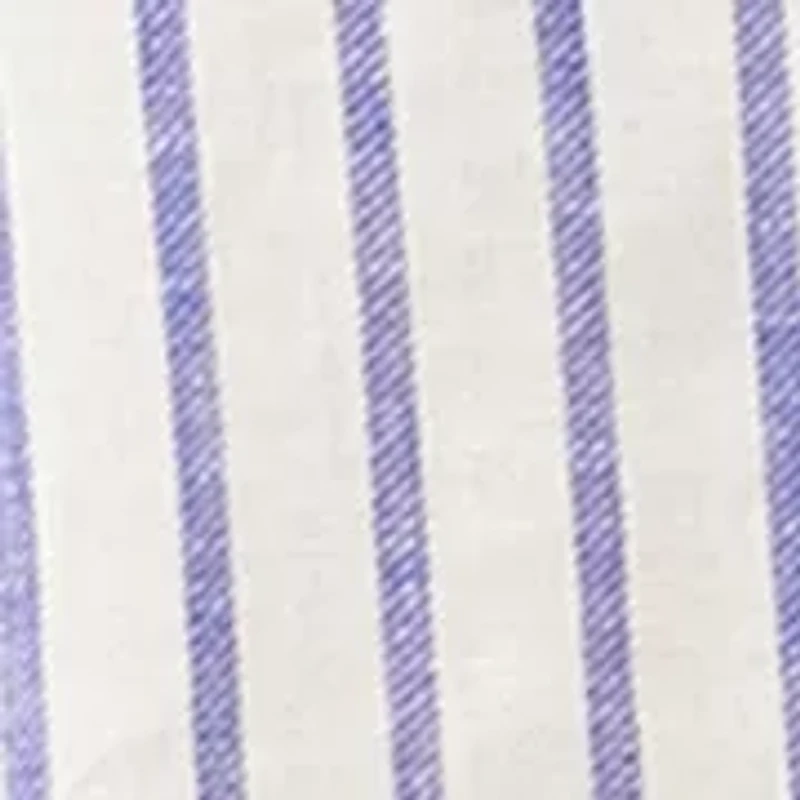 Plus Stripe Layered Sleeve Shirred Blouse
