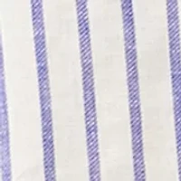 Plus Stripe Layered Sleeve Shirred Blouse