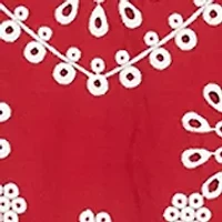 Women's Flare Sleeve Embroidered Dress