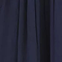 Women's Blouson Sleeve Embroidered Lace Trim Tiered Dress