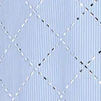 Women's Stripe Roll-Tab Embellished Shirtdress