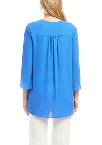 Women's Bracelet Sleeve Asymmetric Top