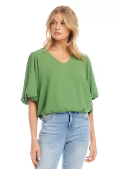 Petite Puff Sleeve Top