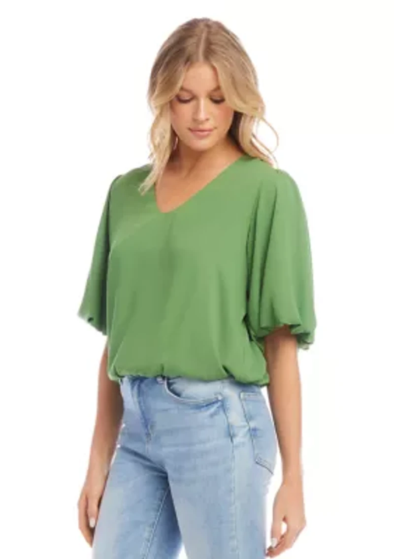 Petite Puff Sleeve Top