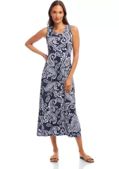 Petite Sleeveless Midi Dress