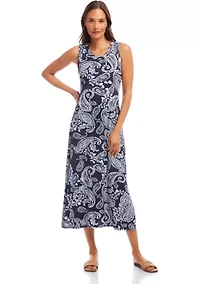 Petite Sleeveless Midi Dress