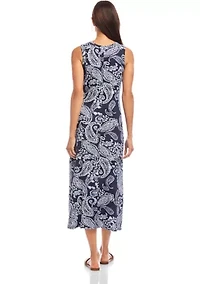 Petite Sleeveless Midi Dress