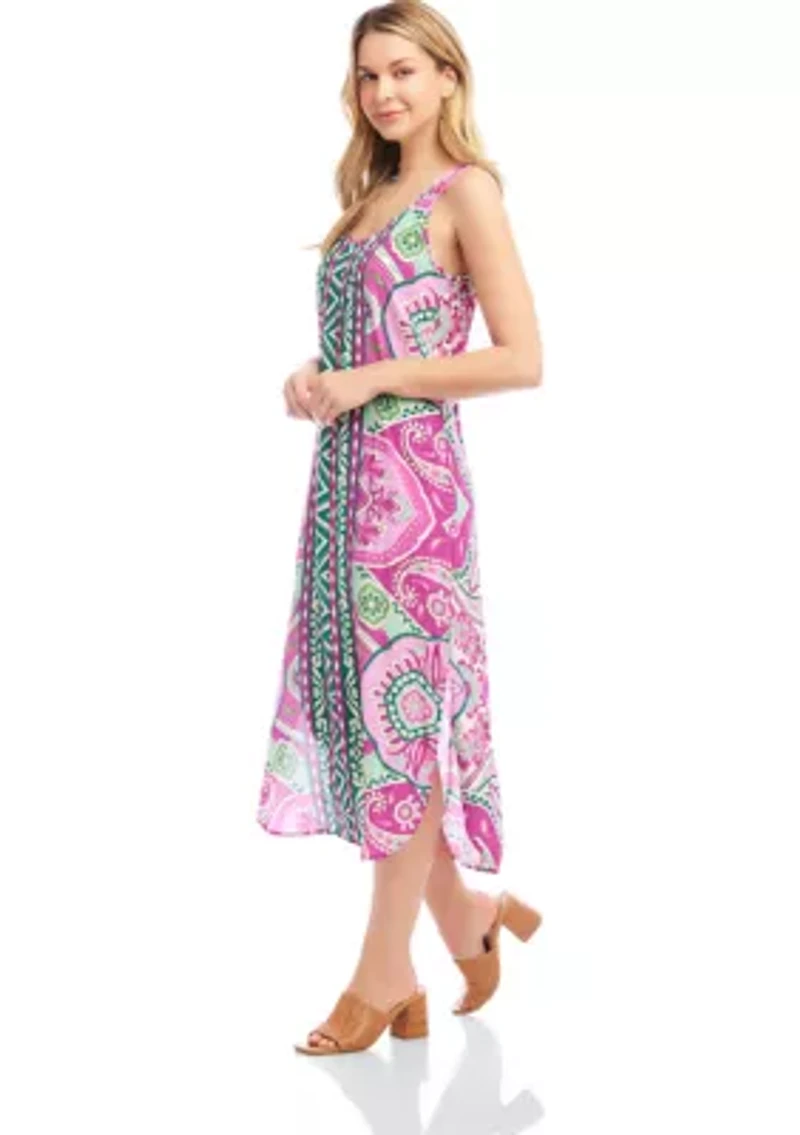 Petite Side-Slit Tank Dress