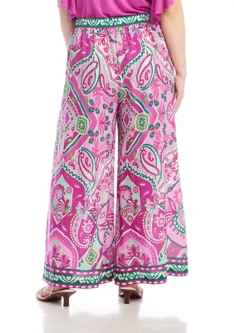 Plus Wide Leg Pants