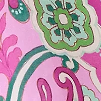 Women's Wide Leg Paisley Tile Printed Pants