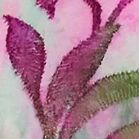 Plus Tie Dye Burnout Shirttail Top