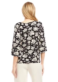 Women's Flare Sleeve Pick-Up Top