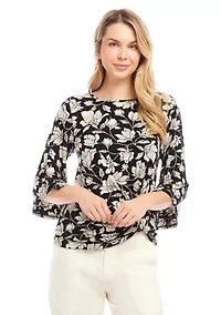 Women's Flare Sleeve Pick-Up Top