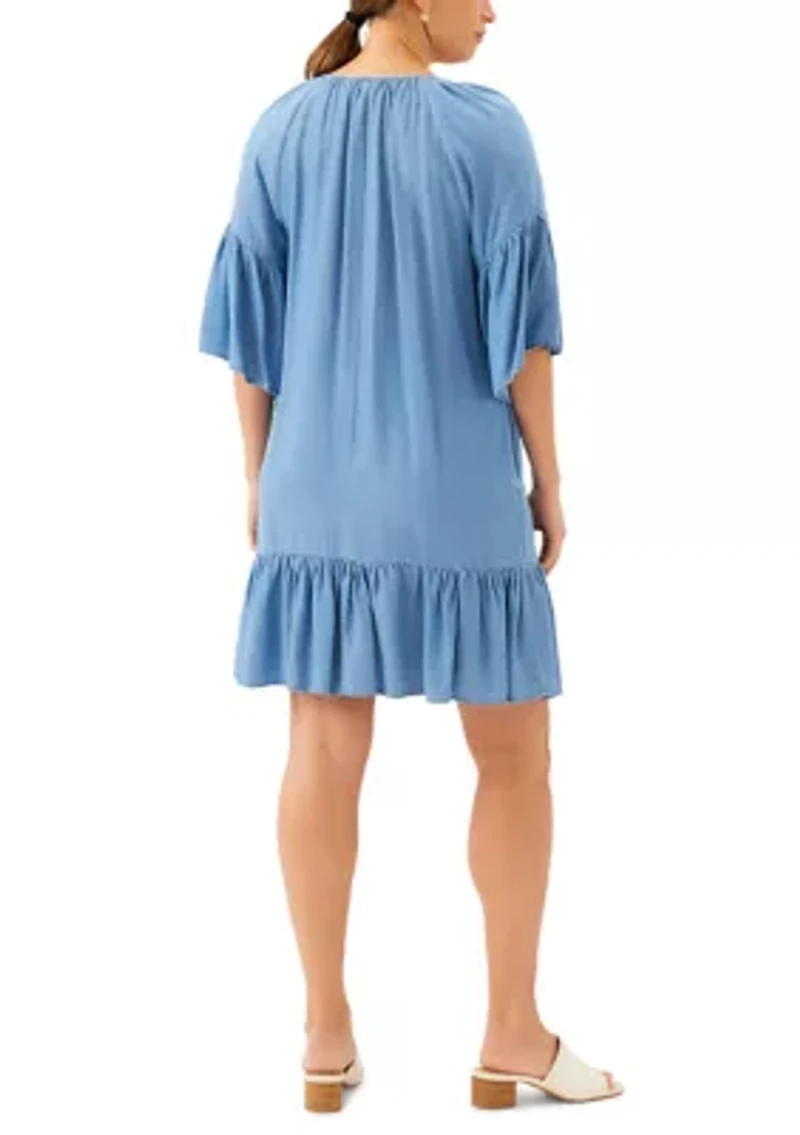 Women's Ruffle Hem Dress
