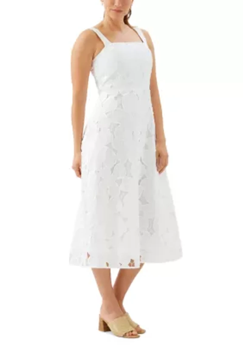 Women's Embroidered Cut-Out Sundress