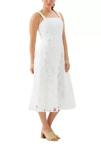 Women's Embroidered Cut-Out Sundress