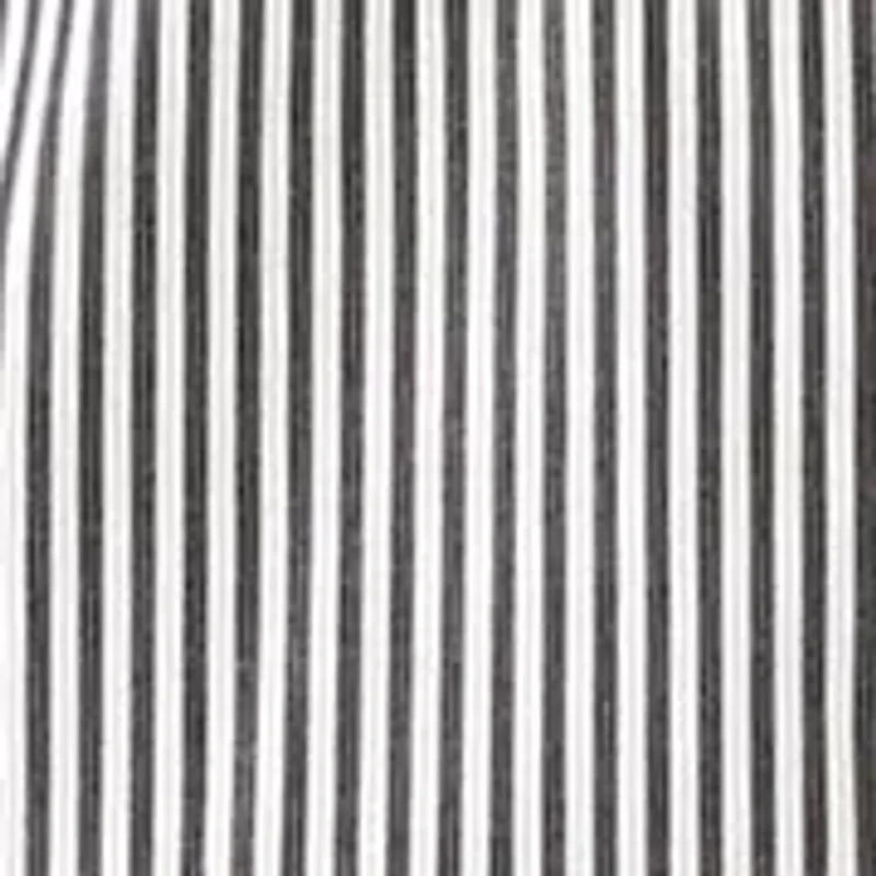 Women's Roll-Tab Stripe Embroidered Shirtdress