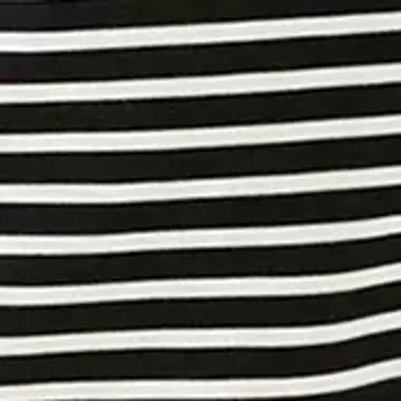Petite Stripe Short Sleeve Polo Dress