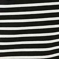 Petite Stripe Short Sleeve Polo Dress