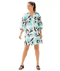 Women's Puff Sleeve Peasant Dress