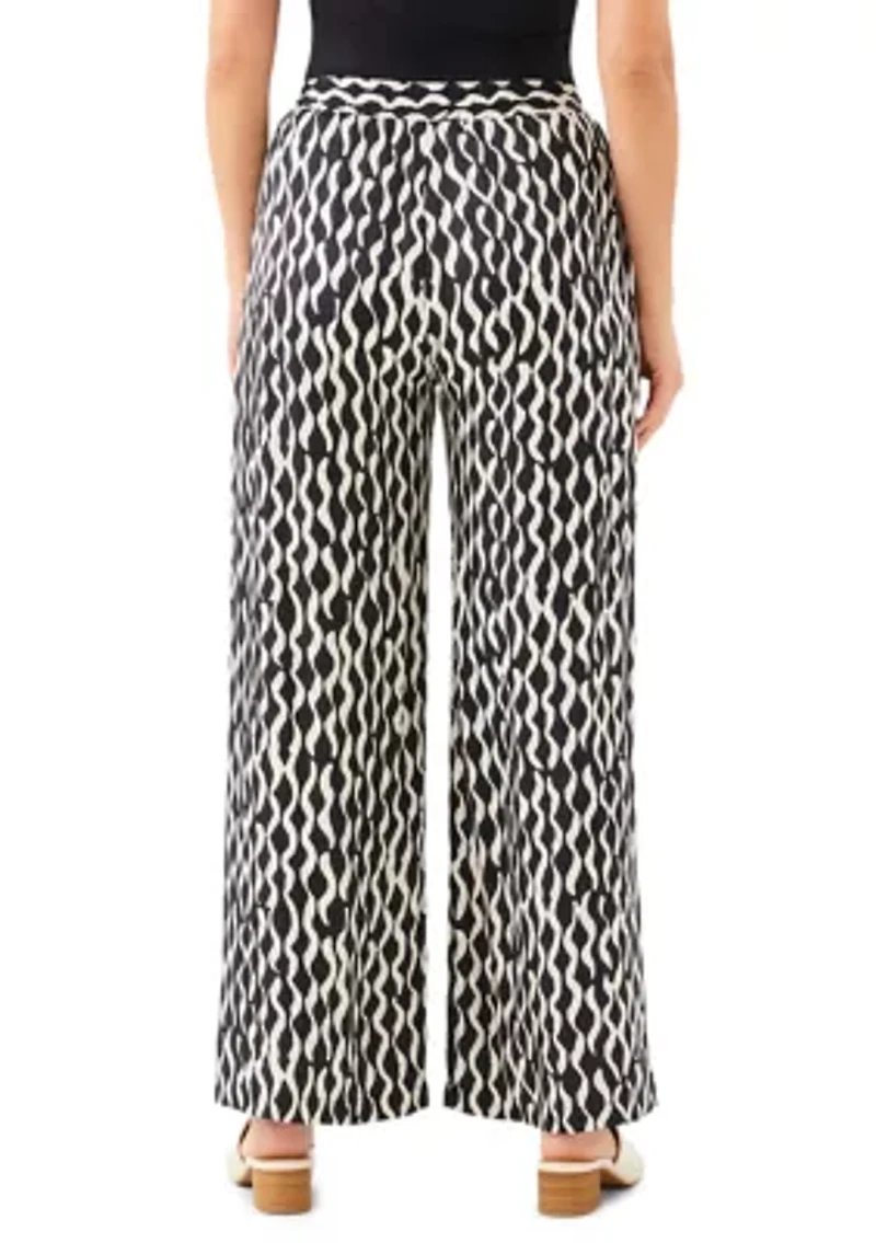 Women's Satin Wide-Leg Pants